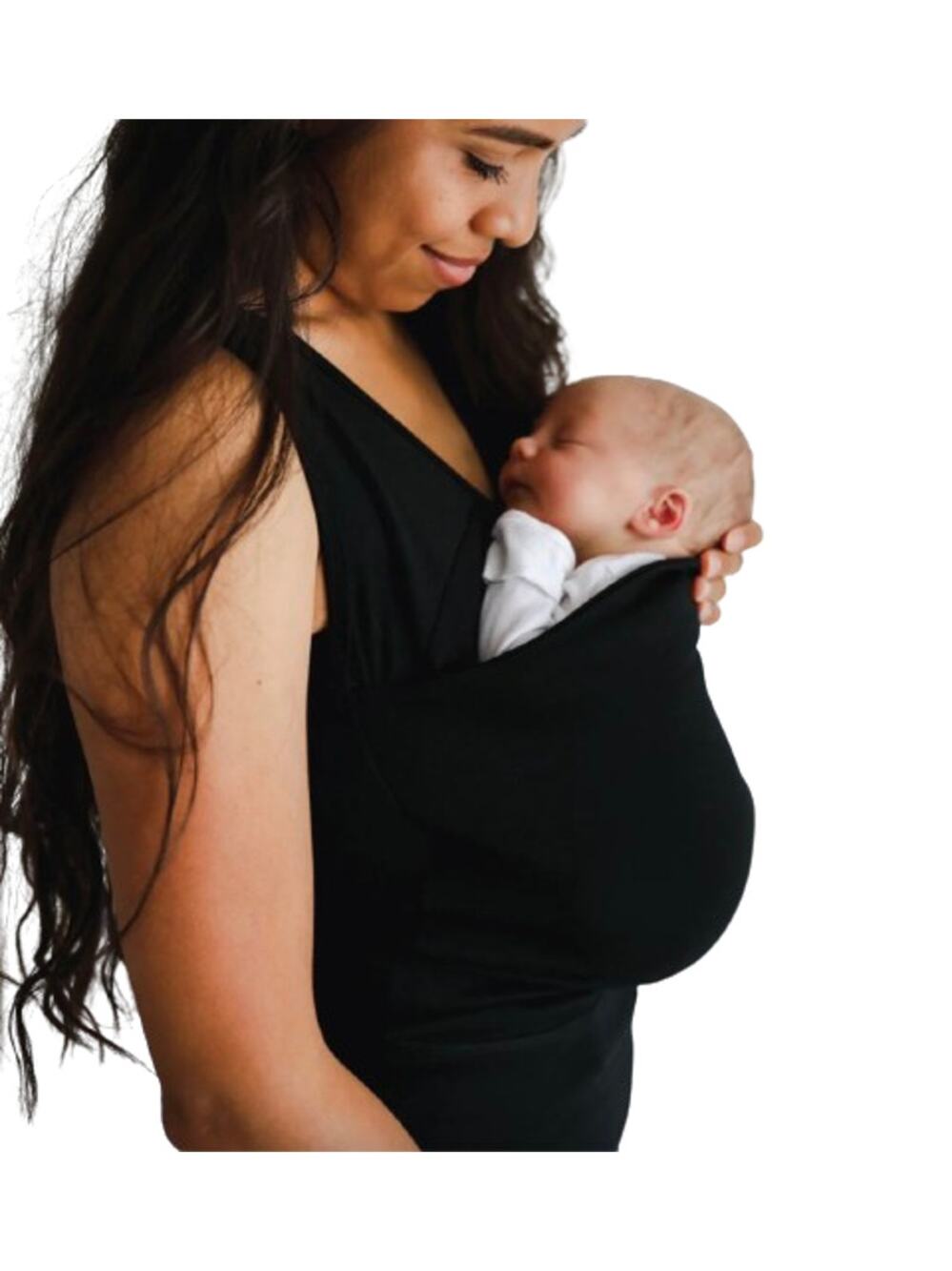 Lalabu Soothe Shirt Black Tank Top Baby Carry Combo Top Baby wearing Sz XS